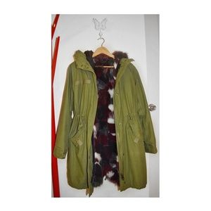 Topshop Parka Style Coat